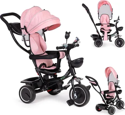 Produktbild von Drehbares Dreirad, Kinderwagensitz