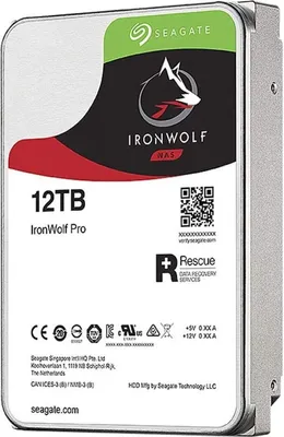 Produktbild von Seagate IronWolf Pro NAS HDD ST12000NE0008 12TB 7200rpm 256MB SATA600