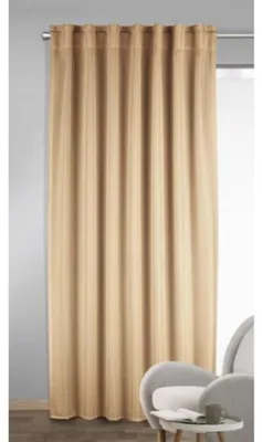 Produktbild von Fertigschal verdeckte Schlaufen "Marc" - Größe (HxB): 245x135cm Farbe: Gelb