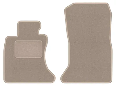 Produktbild von Velours-Fußmatten Vorne für BMW 5 F10 xDrive 2010-2013 (Limousine) – 2-tlg, Beige, passgenau – Wielganizator LUX