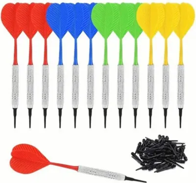 Image de Jeu de fléchettes intégré avec pointe souple pour débutants, adultes, salle de jeux, bar, maison