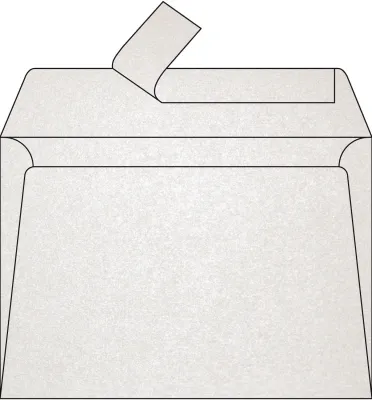 Produktbild von Pollen by Clairefontaine Briefumschlag C6 perlmutt weiß 20 Briefumschläge
