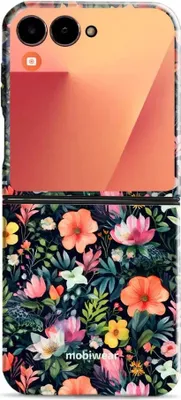 Produktbild von Handyhülle für Galaxy Z Flip7, Mobiwear Elite Pro, Bunt-Blumig