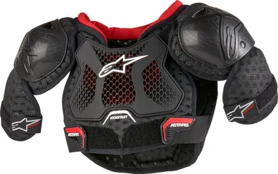Produktbild von Körperschutz für Kinder Bionic Kickstart Alpinestars Schwarz Rot Größe S/M