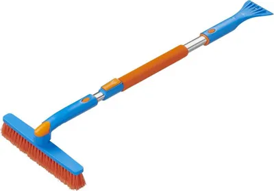 Produktbild von Schneebürste mit Eiskratzer - Teleskop-Stiel 99-127cm