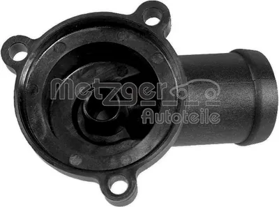 Produktbild von METZGER 4010434 Kühlmittelflansch für VW Golf V Schrägheck (1K1) Wasserflansch