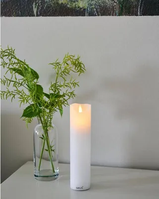 Produktbild von Sirius LED Kerze Sara 5 x 20 cm wiederaufladbar weiß
