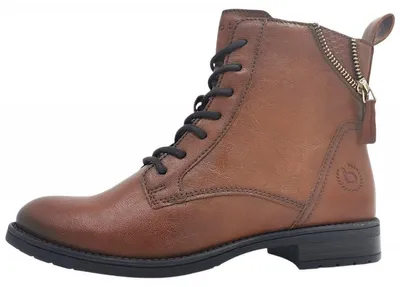Image de Bugatti Femme - Bottines à lacets marron - Style décontracté
