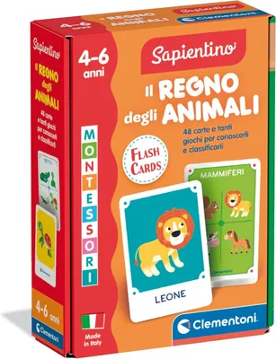 Obrázok produktu pre Montessori Flash Karty: Kráľovstvo Zvierat