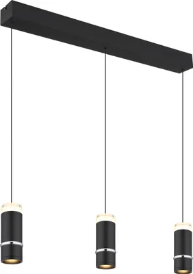 Produktbild von Globo Lighting Hängeleuchte Metall schwarz matt, LED
