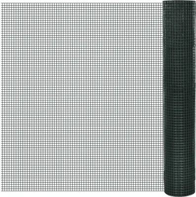 Zdjęcie produktu dla vidaXL Ogrodzenie druciane dla kurczaków Stal ocynkowana 1x25 m Zielony