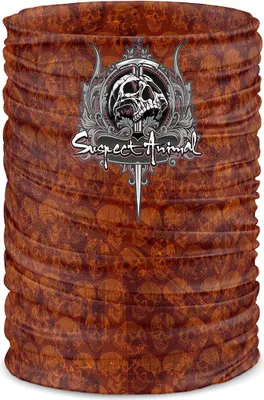 Obrázek produktu pro Multifunkční šátek SKULL - Hnědá / ONE SIZE