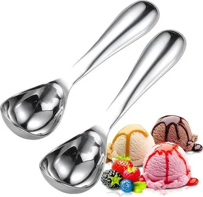 Immagine prodotto di Tagliaghiaccio, acciaio inossidabile, cubetti di ghiaccio, melone, polpette, glassa per biscotti, riso