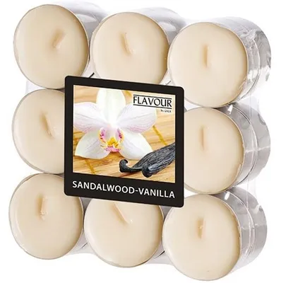 Immagine prodotto di GALA 96910 FLAVOUR by Gala Duft-Teelichter "Sandalwood-Vanilla"