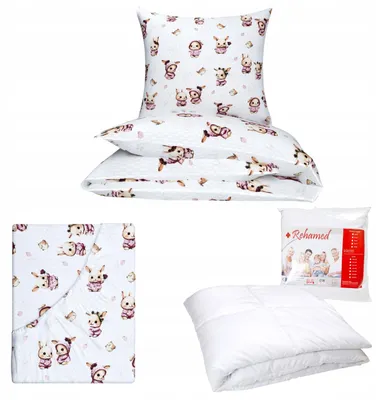 Produktbild von Nyks Kinderbettwäsche Set 100x160 cm mit Spannbettlaken