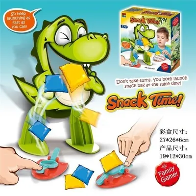 Image de Jeu d'adresse "Snack Time !" avec un alligator, pour 2 joueurs