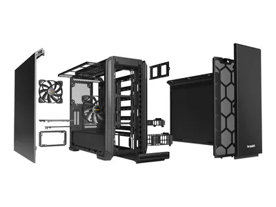 Obrázok produktu pre buďte ticho! Silent Base 601 Midi Tower Schwarz