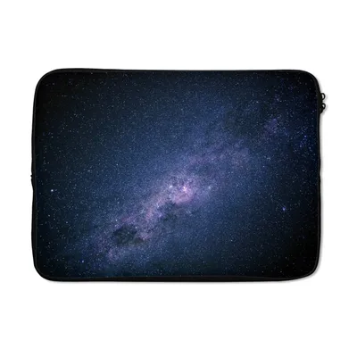 Produktbild von MuchoWow® Laptop Hülle 13 Zoll Die Milchstraße an einem dunklen Himmel Laptoptasche - Laptophülle - Sleeve - Rundumschutz