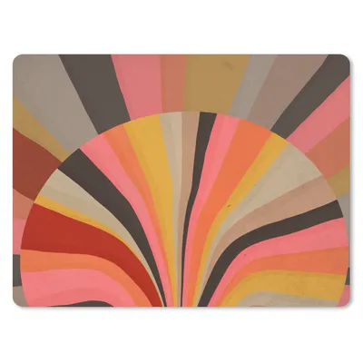 Produktbild von MuchoWow® Mauspad Mousepad Abstrakt -Kunst -Formen 23x19 cm - Mousepads - Maus Mat - Pad - Mausunterlage - Schreibtischunterlage - Mauspad