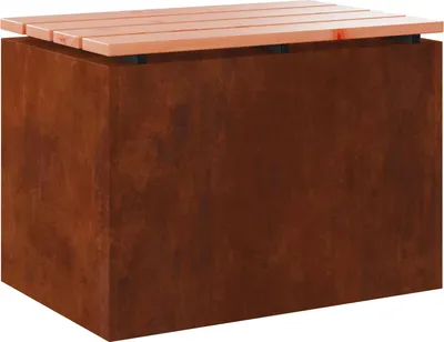 Produktbild von vidaXL Gartenbank Wetterfeststahl 60 x 40 x 43 cm