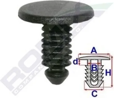Produktbild von 10x ROMIX 10530 Clip Zier- / Schutzleiste