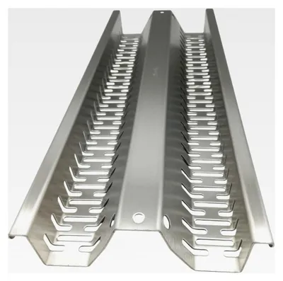 Produktbild von Rostfreie Flavour Bar W-Form für Burnhard Fat FRED - 376 x 149 x 37mm - V2A Edelstahl Stärke 1,25mm, 780g pro Stück, Abdeckung Flammenverteiler, Qualität  Germany