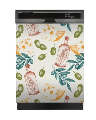 Produktbild von Aufkleber sticker 60x70 cm Dekorative folie Spülmaschine - italienisches Essen