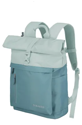 Zdjęcie produktu dla Travelite Basics Rollup Backpack Ice Blue
