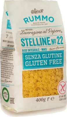 Produktbild von 12x Rummo Pasta Stelline N.22 Senza Glutine Glutenfrei 400g