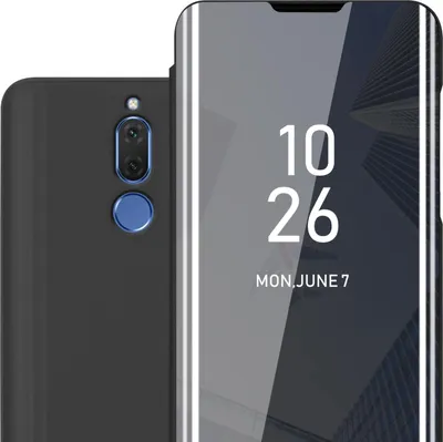 Obrázek produktu pro Cadorabo Pouzdro na mobilní telefon pro Huawei MATE 10 LITE v černém krytu Zadní kryt Ochranné pouzdro typu kniha Book Case Booklet