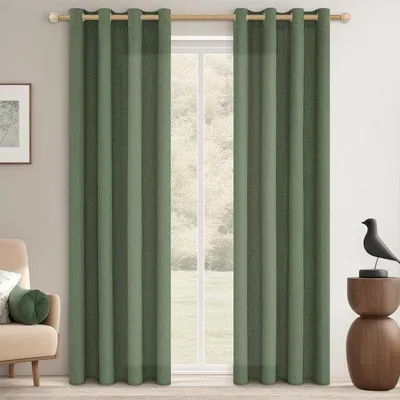 Produktbild von Lichter Linien-Lichtrollo - Set von 2 - Baumwoll-Look - 140x240 cm