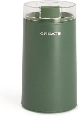 Produktbild von Elektrische Kaffee- und Gewürzmühle aus Edelstahl, 50g Fassungsvermögen, 180W Kaffeemühle für Bohnen, Kräuter, Nüsse und Gewürze