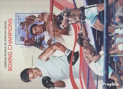 Produktbild von Briefmarken Uganda 2013 Mi Block426 (kompl.Ausg.) postfrisch Boxer