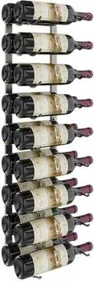 Obrázek produktu pro Nástěnný stojan na víno Stojan na víno z nerezové oceli Držák na víno Držák na lahve