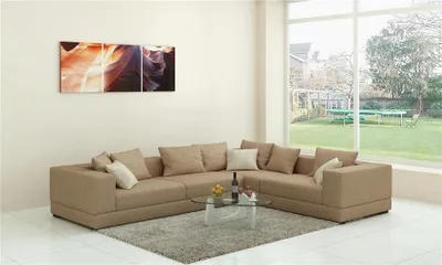 Produktbild von Wohnlandschaft Ecksofa Polster Textil Couch