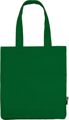 Produktbild von Neutral O90003 | Twill Bag / Einkaufstasche / Fairtrade- - Farbe: Green - Größe: 38 x 42 x 7 cm