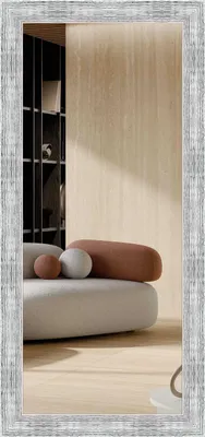 Produktbild von nielsen HOME Wandspiegel Chiara, Silber Weiß, ca. 70x170 cm