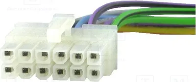 Obrázok produktu pre 1x konektor s káblami, pin: 12. Konektor pre panelový rádiopríjimač. 0