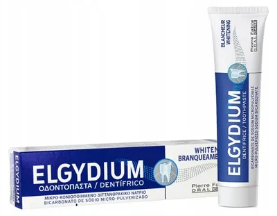 ELGYDIUM Whitening 75ml wybielająca pasta do zębów Pierre Fabre