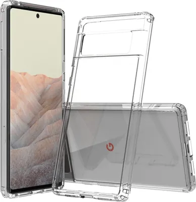 Produktbild von Hülle für Google Pixel 6 Pro Handyhülle Hybrid Silikon Case Bumper Cover Klar