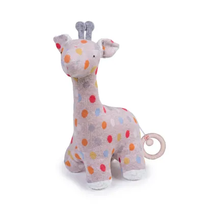 Produktbild von Efie Baby Spieluhr Giraffe Punkte – Melodie LaLeLu, Kuschelspieluhr aus kbA Baumwolle, Germany