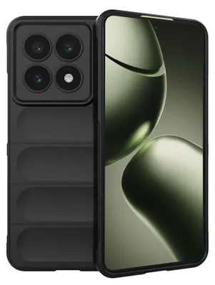 Produktbild von Techsuit Magic Shield Silikon Back Cover Hülle für Xiaomi 14T - Schwarz
