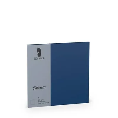 Produktbild von Doppelkarte Coloretti 15,7x15,7cm VE=5 Stück Jeans