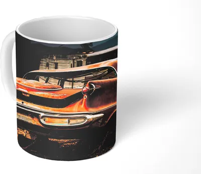 Produktbild von MuchoWow® Tasse Kaffeetasse Kaffeebecher 350 ml Verlassener Oldtimer Teetasse - Fototasse - Becher - Keramikbecher - Teebecher - Kaffeetasse - Bürotasse