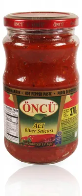 Zdjęcie produktu dla PASTA z PAPRYKI OSTRA 370g paprykowa ONCU HOT PEPPER aci biber TURECKA
