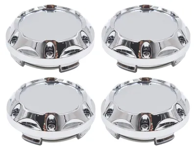 Immagine prodotto di Tappi per cerchi, color argento, diametro 64 mm, con 4 fori, per autoradio