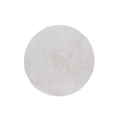 Image de Nina tapis Ø200cm blanc.