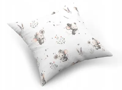 Produktbild von Posciel-Hurt Kissenbezug 40x40 cm Feldmäuse 100% Baumwolle