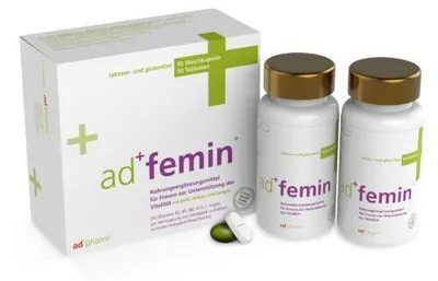 Produktbild von Adfemin Quartalspackung 90 Weichkaps.+90 Tabl. 90 St