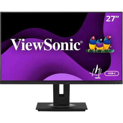 Produktbild von Viewsonic VG Series VG2755, 68,6 cm (27"), 1920 x 1080 Pixel, Full HD, LED, 5 ms, Schwarz